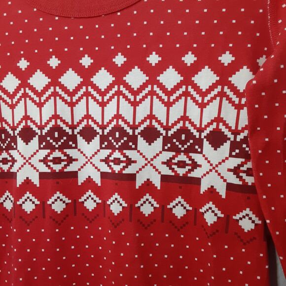 Hanna Andersson Adult M Holiday Long John Pajamas Long Sleeve Top & Joggers - Picture 4 of 9